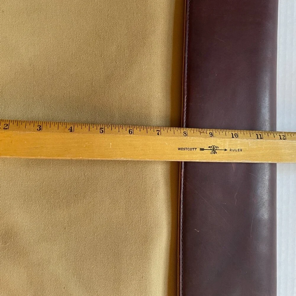 NWOT Levenger Vintage Canvas & Leather 15